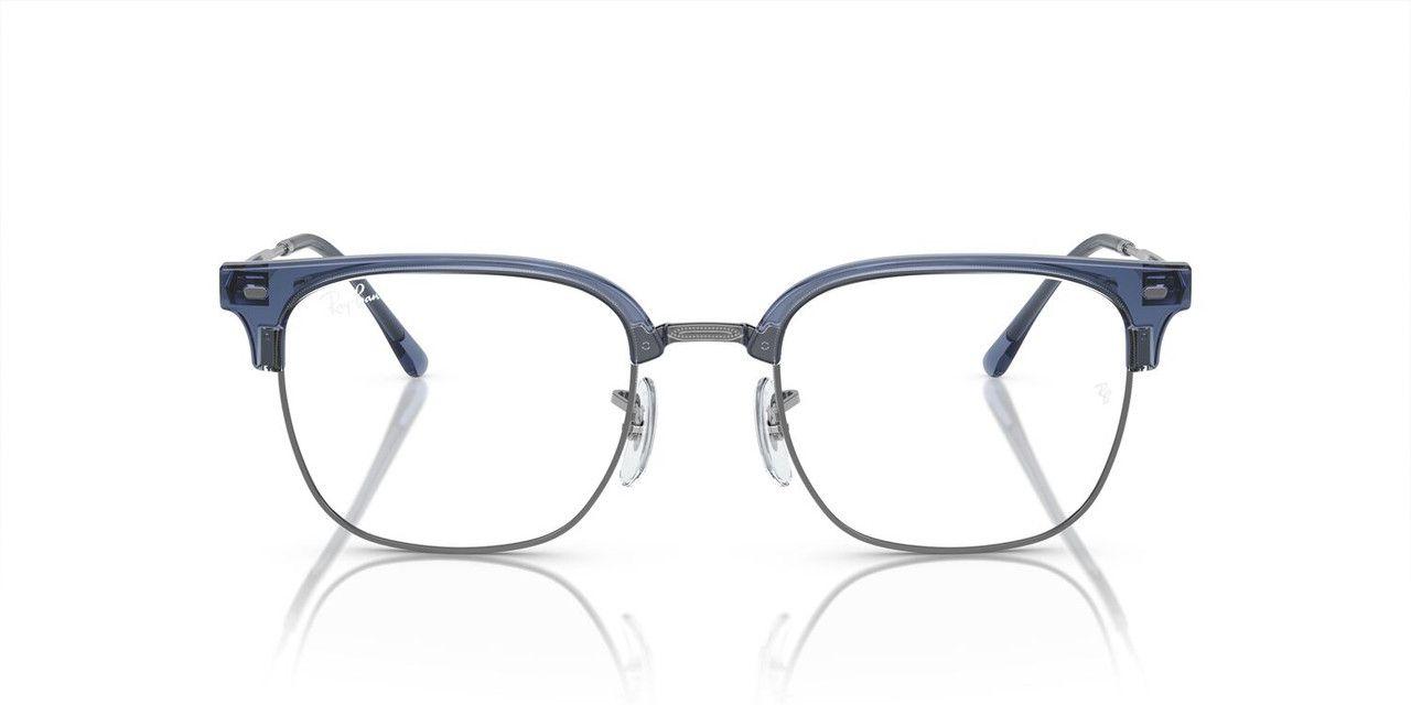 Anteojos Ópticos Ray-Ban RX7216 New Clubmaster Azul Unisex-3