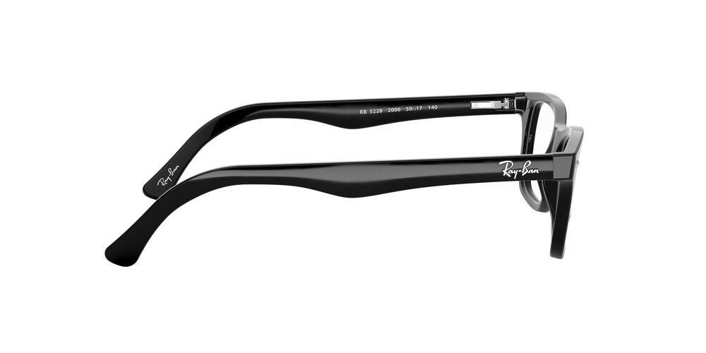 Lentes Ópticos Ray-Ban RX5228 Negro Unisex-3