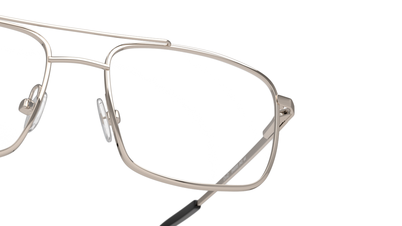 Anteojos Ópticos Dbyd DB1039 Dyh15 Plateado Hombre-5