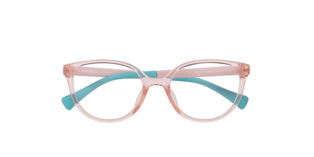 Anteojos Ópticos Miraflex 0MF4034 Translucent Coral Mujer-4