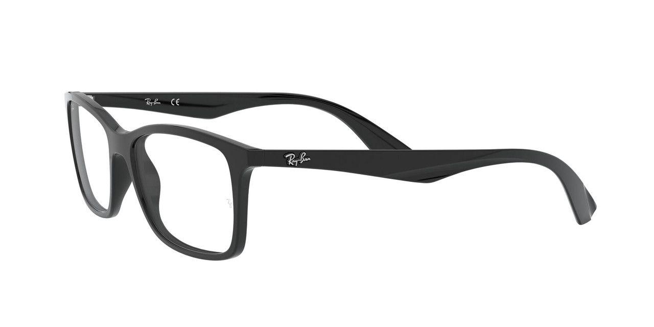 Lentes Ópticos Ray-Ban RX7047 Negro Unisex-2