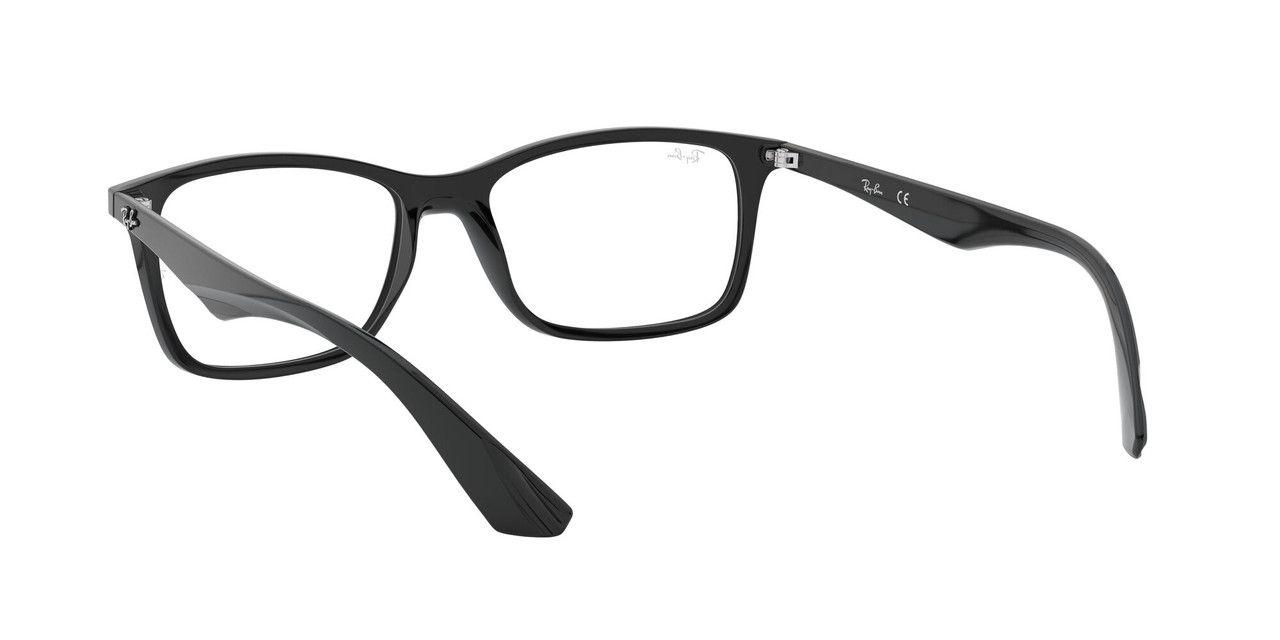 Lentes Ópticos Ray-Ban RX7047 Negro Unisex-5