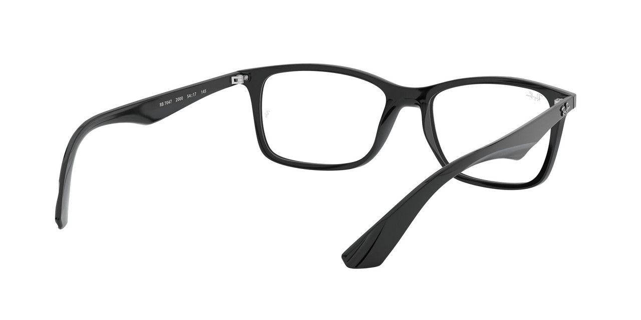 Lentes Ópticos Ray-Ban RX7047 Negro Unisex-7