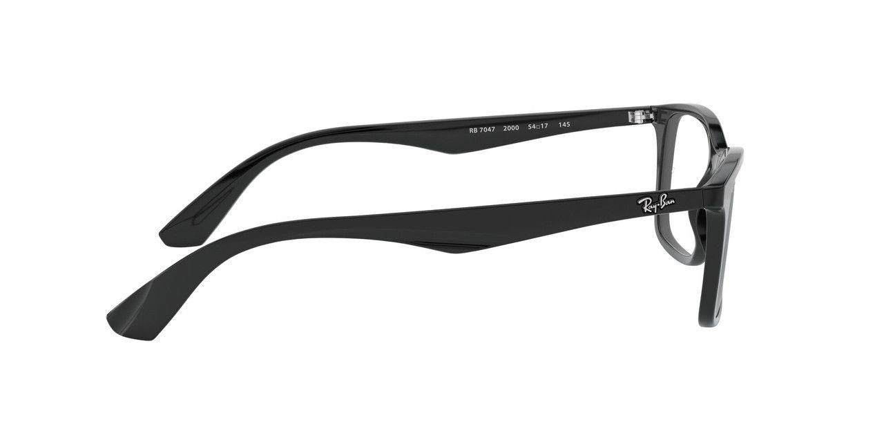 Lentes Ópticos Ray-Ban RX7047 Negro Unisex-9