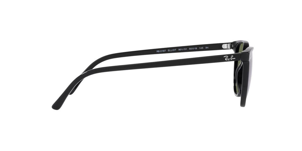 Lentes De Sol Ray-Ban RB2197 Elliot Negro Unisex-5