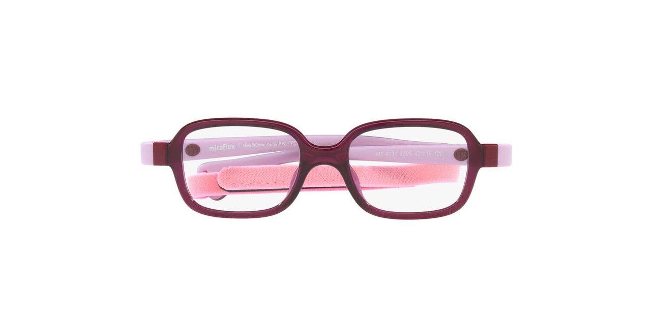 Lentes Ópticos Miraflex MF4001 Rojo Niño-0
