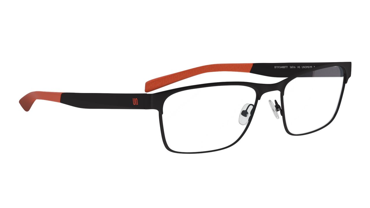 Anteojos Ópticos Unofficial UO1025 Unom0199 Negro Hombre-4