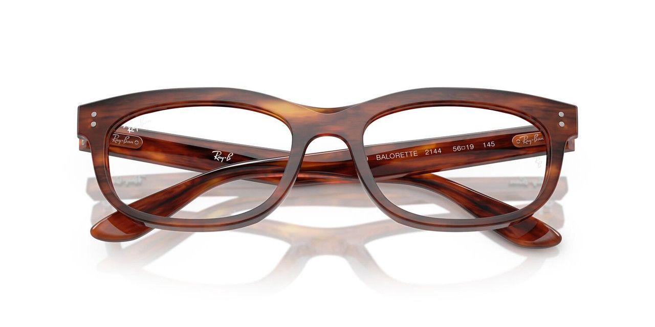 Anteojos Ópticos Ray-Ban RX5489 Balorette Havana Unisex-4