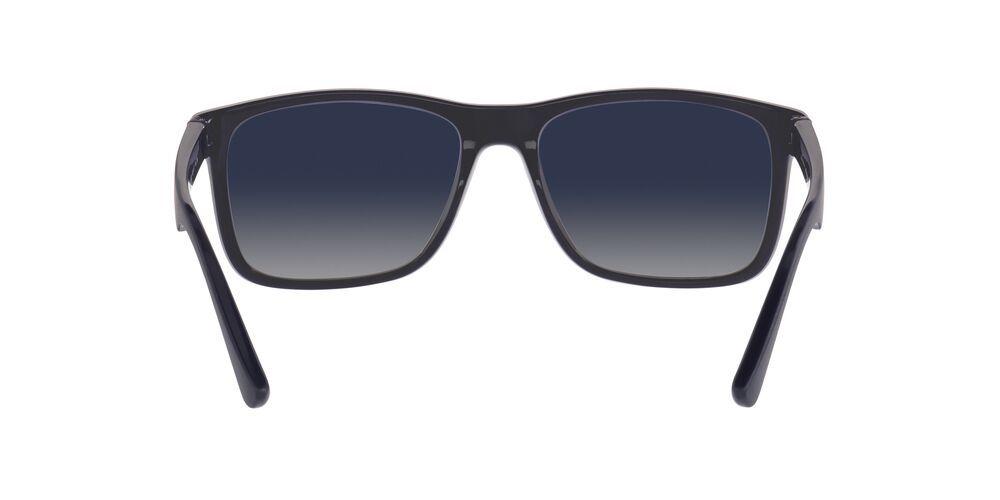 Anteojos De Sol Jean Monnier 0J84175 Matte Navy Blue Mirror Silver Hombre-3