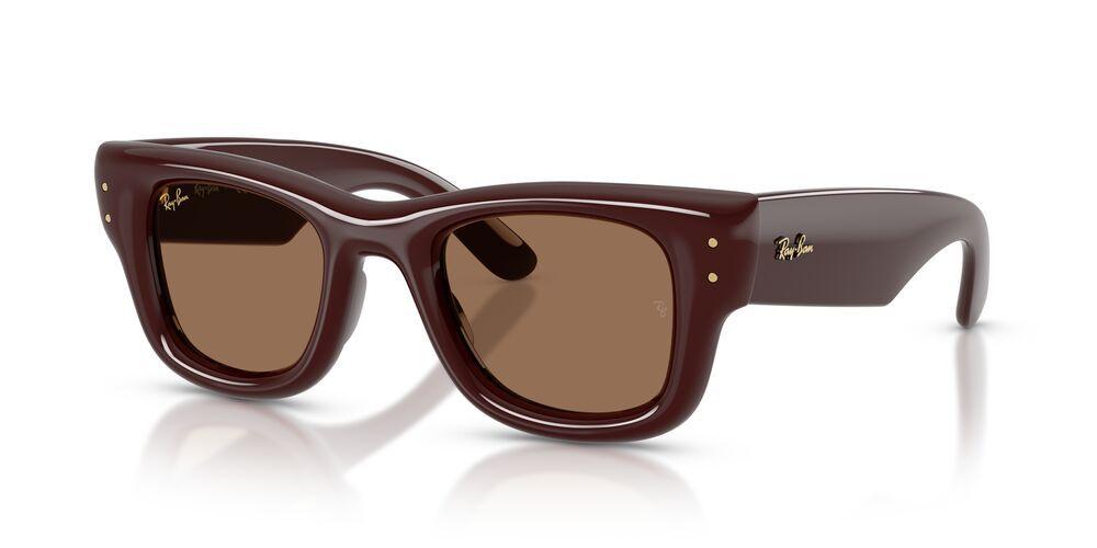 Anteojos De Sol Ray-Ban Wayfarer Puffer Dark Brown Dark Brown 0RB4940 Café Unisex-1