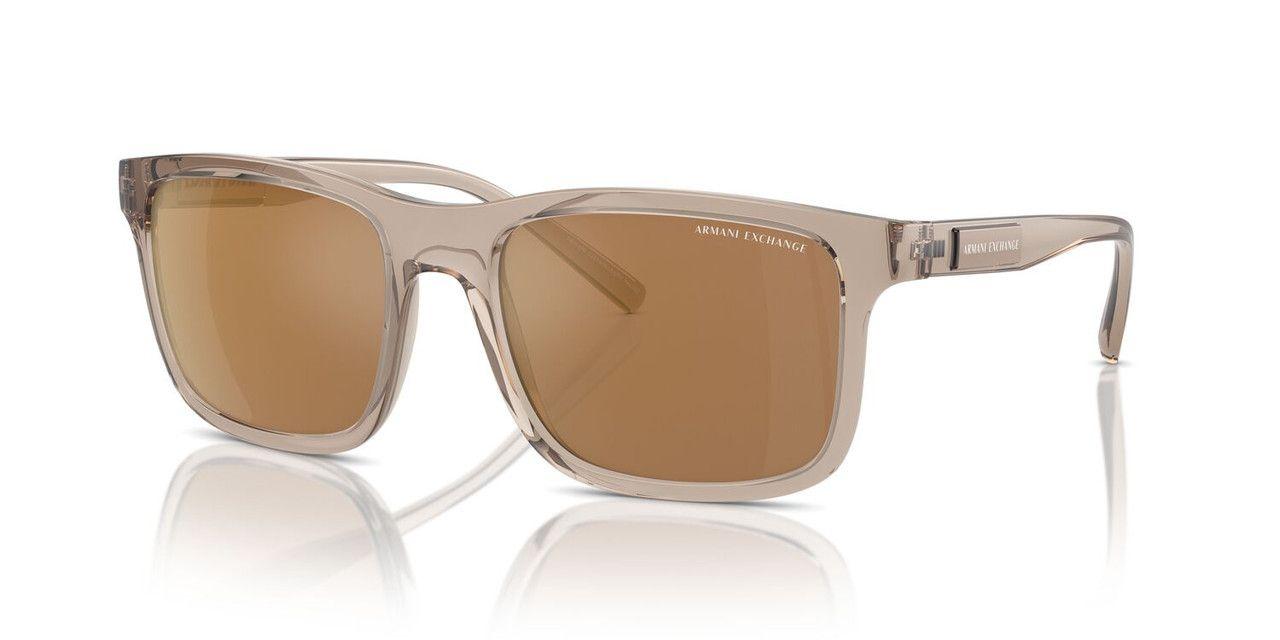 Anteojos De Sol Armani Exchange AX4145S  Café Hombre-4