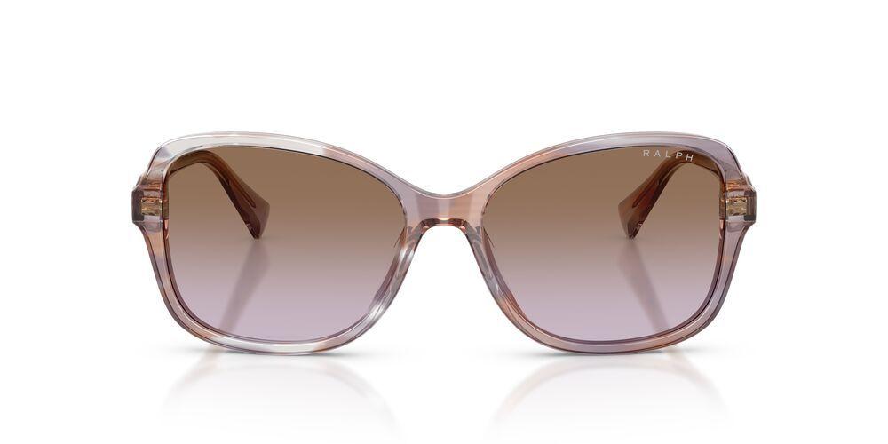 Anteojos De Sol Ralph Striped Brown Gradient Violet 0RA5351U Café Mujer-0