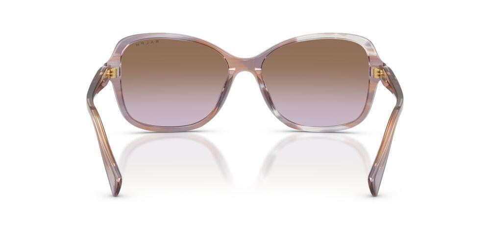 Anteojos De Sol Ralph Striped Brown Gradient Violet 0RA5351U Café Mujer-3
