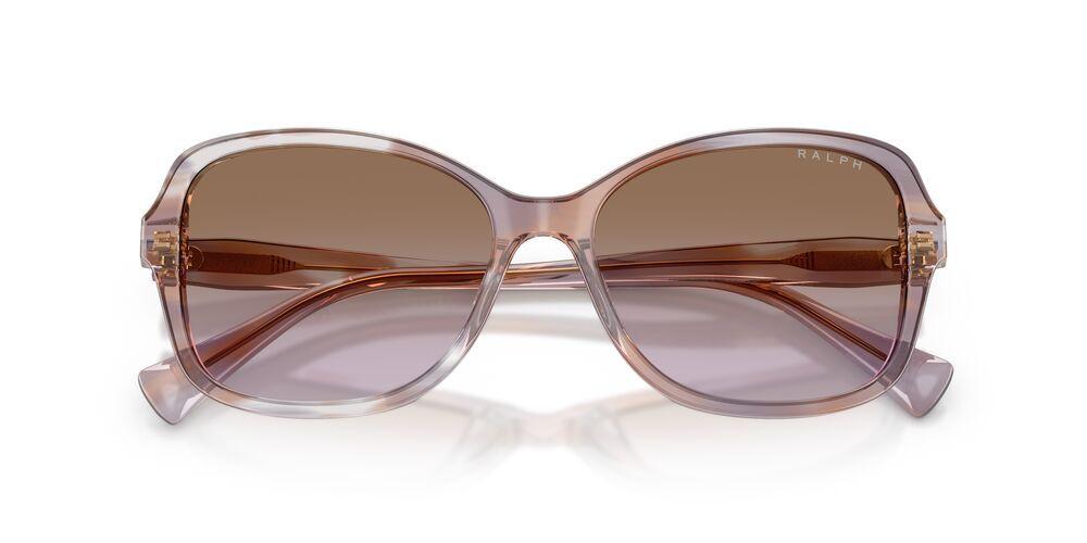 Anteojos De Sol Ralph Striped Brown Gradient Violet 0RA5351U Café Mujer-4