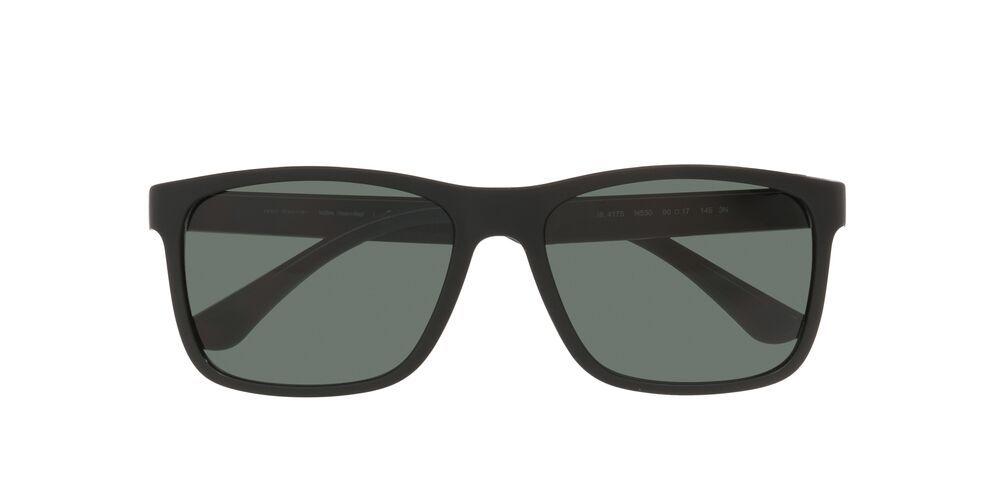 Anteojos De Sol Jean Monnier 0J84175 Matte Black Dark Green Hombre-4