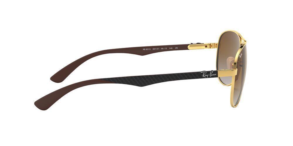 Lentes De Sol Ray-Ban RB8313 Dorado Hombre-3