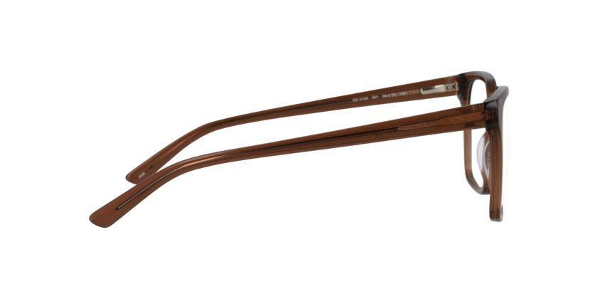 Anteojos Ópticos Dbyd DB2138 Transparent Brown Café Hombre-3