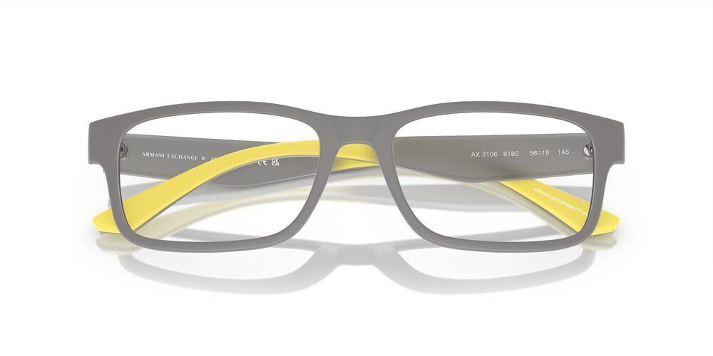Anteojos Ópticos Armani Exchange AX3106 Gris Hombre-4