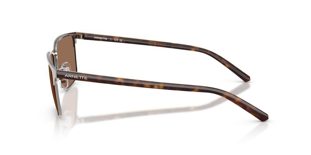 Anteojos De Sol Arnette AN3094 Hampere Brushed Gunmetal Dark Brown Gris Hombre-2