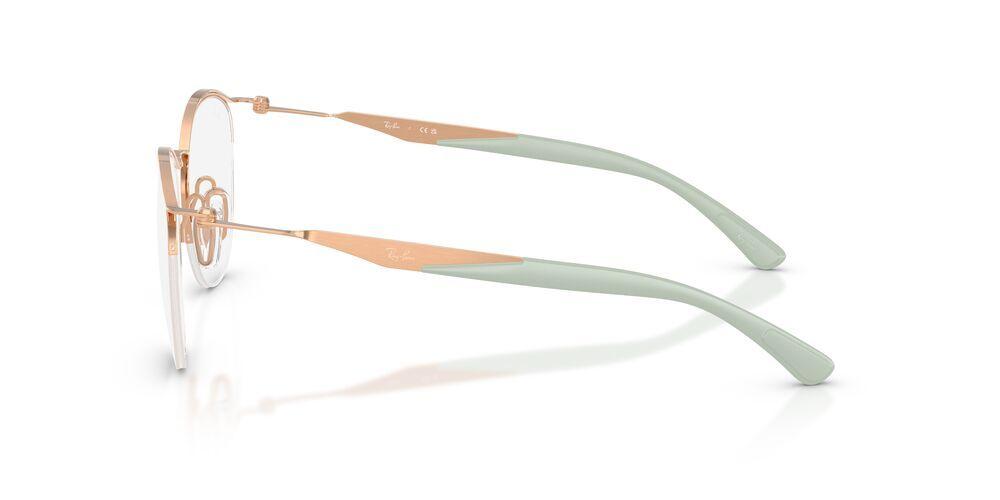 Anteojos Ópticos Ray-Ban RX7553 Rosegold Rosa Unisex-2