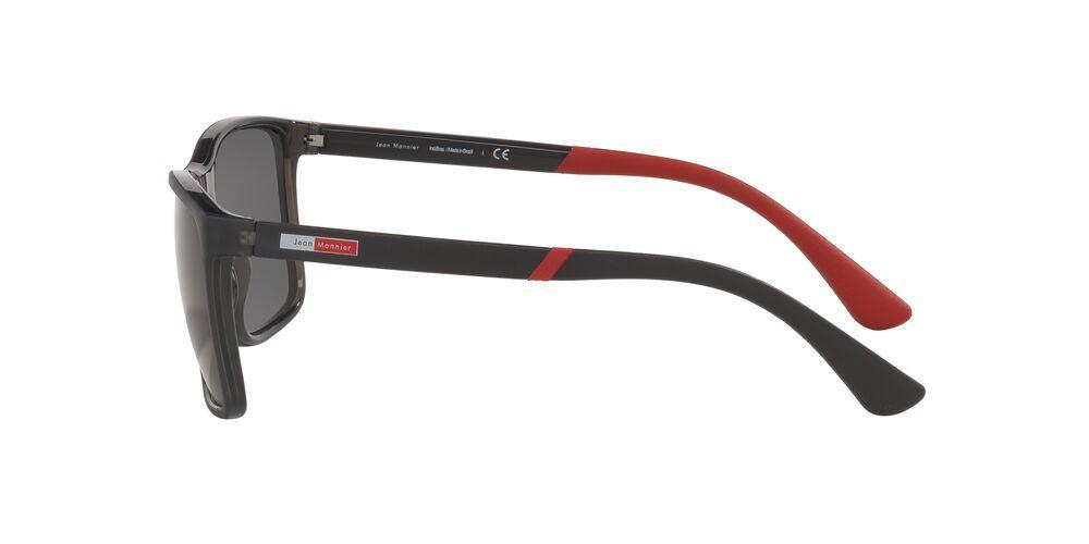 Anteojos De Sol Jean Monnier 0J84172 Matte Transparent Dark Grey Dark Grey Hombre-2