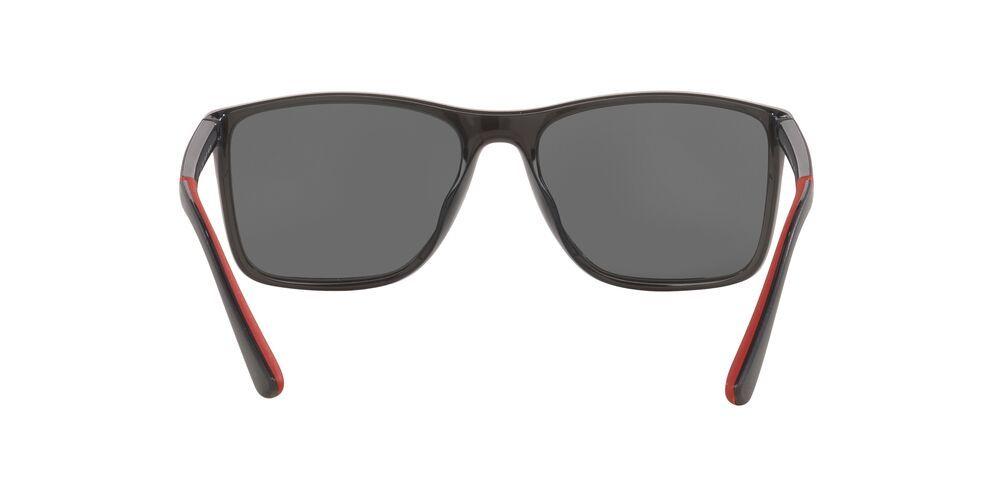 Anteojos De Sol Jean Monnier 0J84172 Matte Transparent Dark Grey Dark Grey Hombre-3