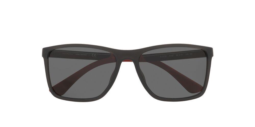 Anteojos De Sol Jean Monnier 0J84172 Matte Transparent Dark Grey Dark Grey Hombre-4