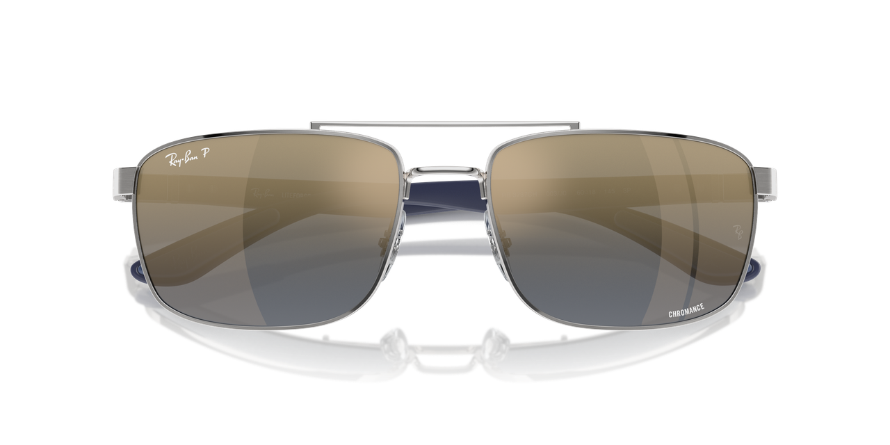 Anteojos De Sol Ray-Ban RB3737CH  Plateado Unisex-4