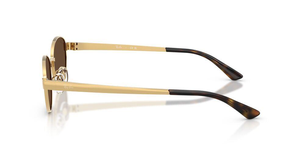 Anteojos De Sol Ray-Ban RB3774D Arista Dark Brown Dorado Unisex-2