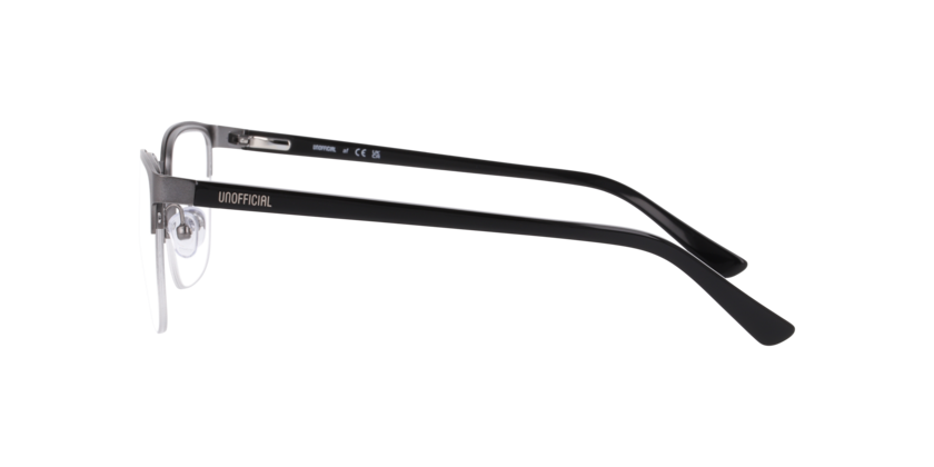 Anteojos Ópticos Unofficial UO1197 Satin Gun Gris Hombre-2