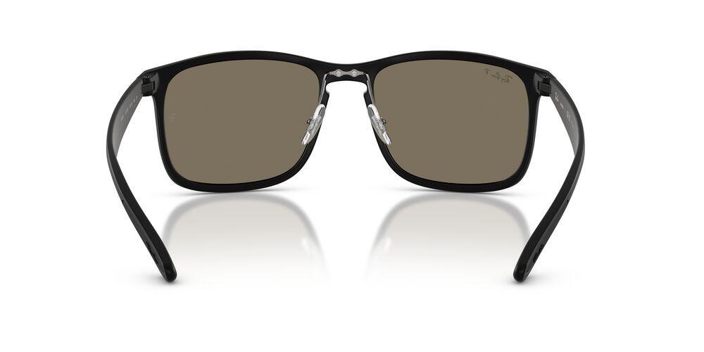 Anteojos De Sol Ray-Ban RB4264 Matte Black Grey Chromance Negro Hombre-3