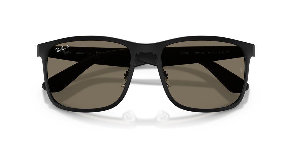 Anteojos De Sol Ray-Ban RB4264 Matte Black Grey Chromance Negro Hombre-4