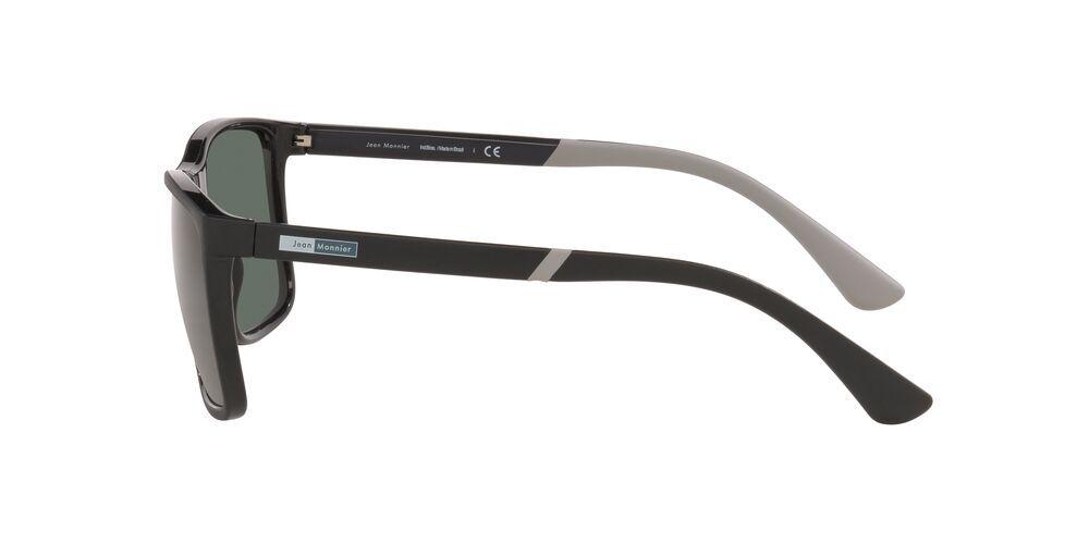 Anteojos De Sol Jean Monnier 0J84172 Matte Black Dark Green Hombre-2