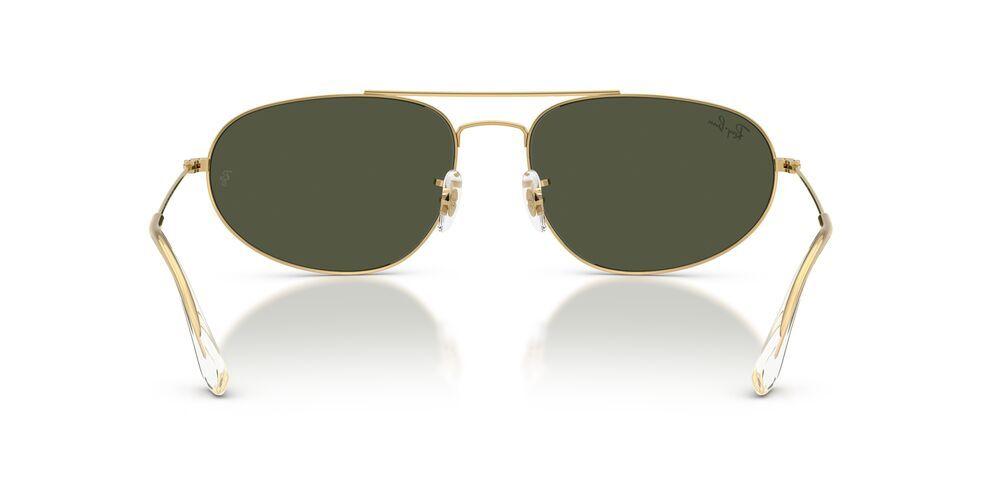 Anteojos De Sol Ray-Ban RB3945 Oro Legend Green Dorado Unisex-3