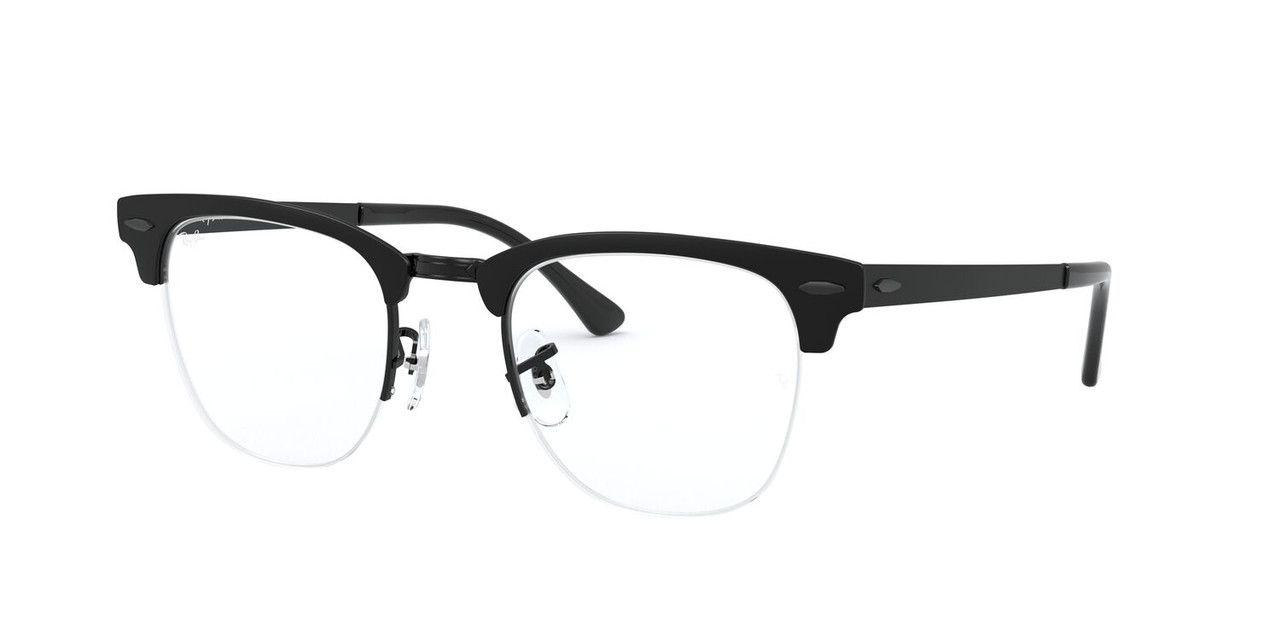 Lentes Ópticos Ray-Ban RX3716VM Clubmaster Metal  Negro Unisex-1