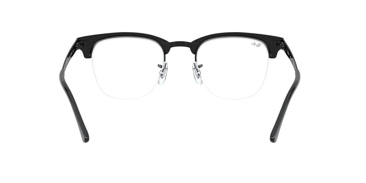 Lentes Ópticos Ray-Ban RX3716VM Clubmaster Metal  Negro Unisex-3
