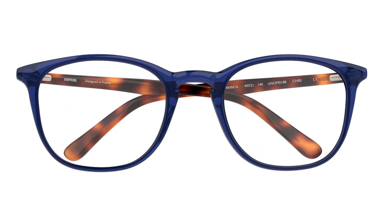 Anteojos Ópticos Unofficial UO3003 Unom0188 Azul Hombre-5