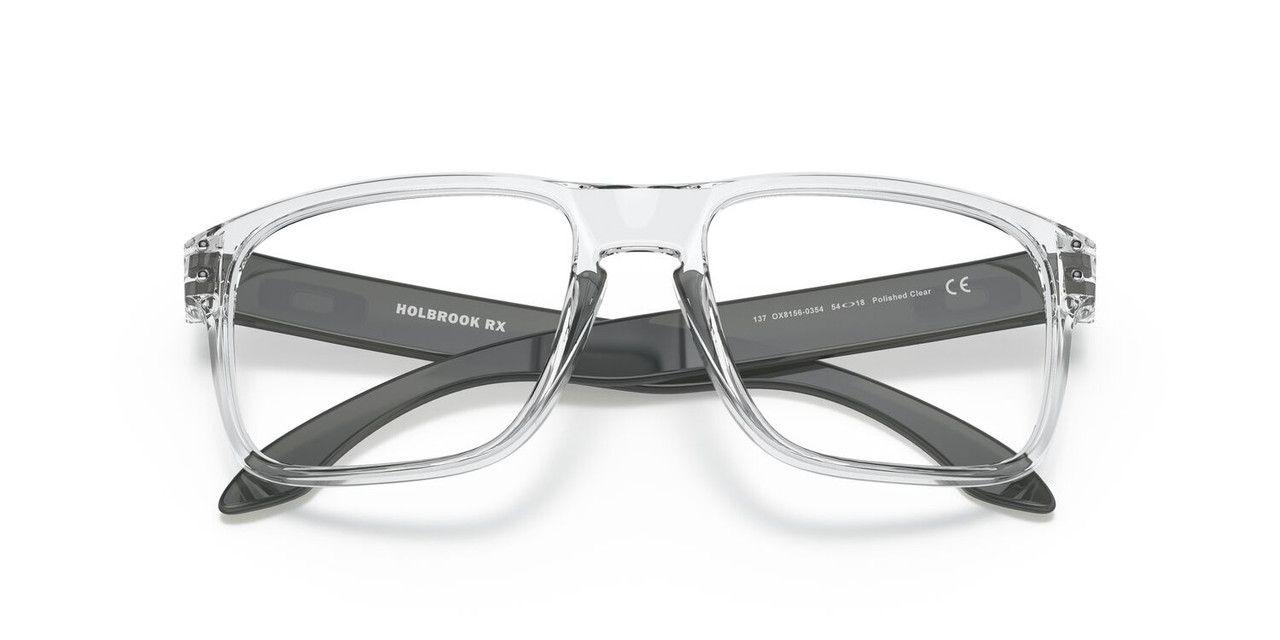 Anteojos Ópticos Oakley OX8156 Holbrook Rx Blanco Hombre-2