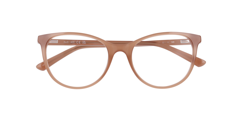 Anteojos Ópticos Dbyd DB2141 Milky Pink Dorado Mujer-4