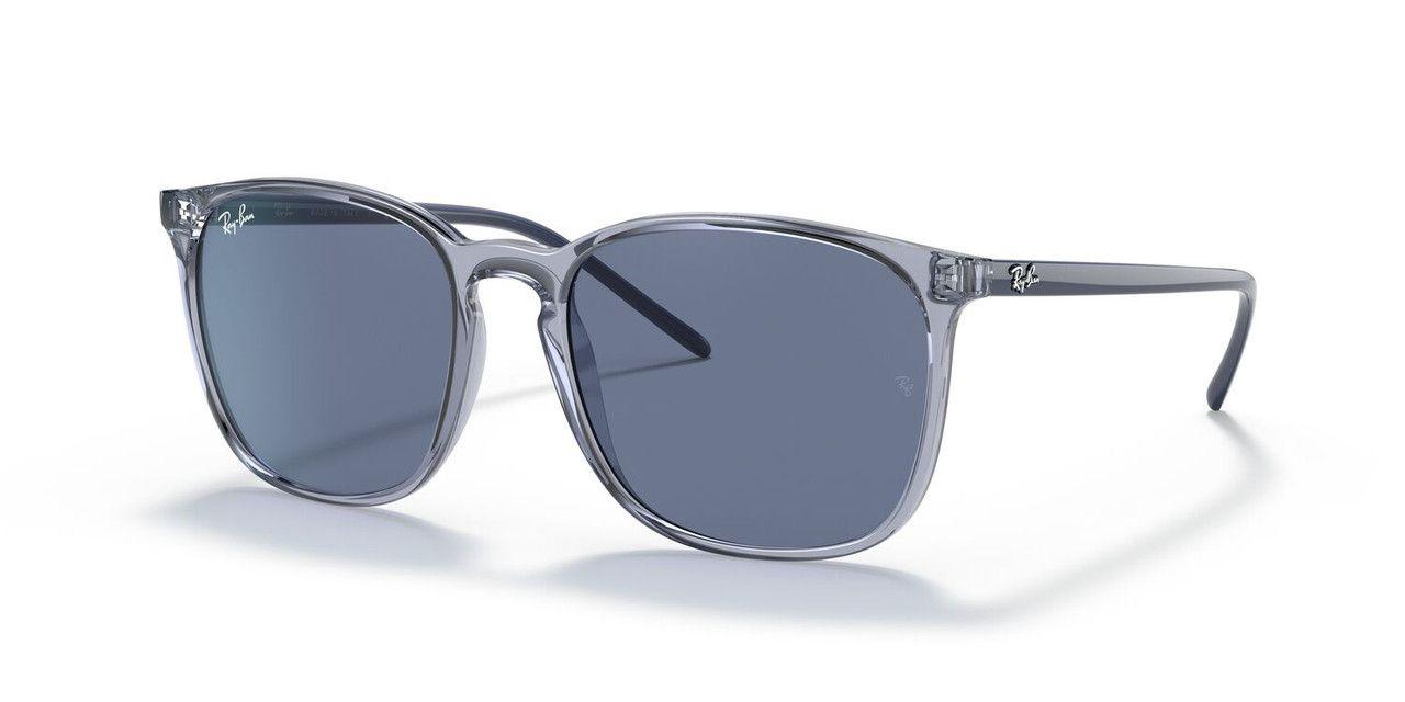 Lentes De Sol Ray-Ban RB4387  Azul Unisex-5