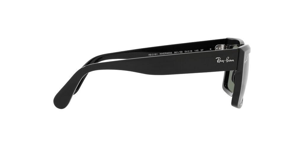 Lentes De Sol Ray-Ban Inverness RB2191 Negro Unisex-3
