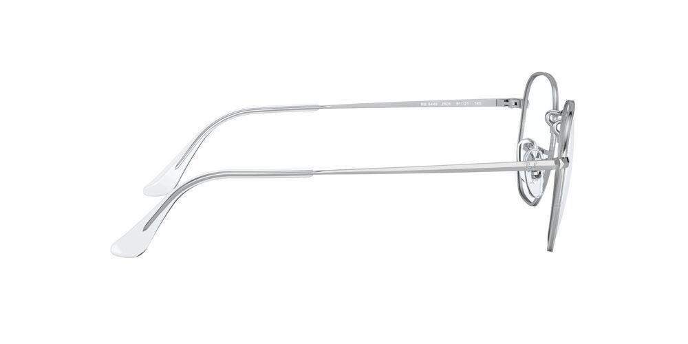 Lentes Ópticos Ray-Ban RX6448 Plateado Unisex-3