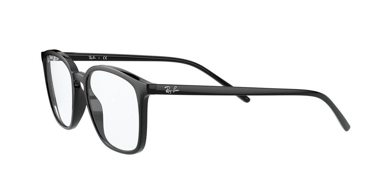 Lentes Ópticos Ray-Ban RX7185 Negro Unisex-2