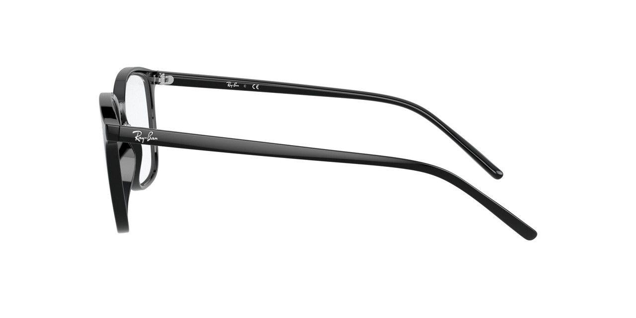 Lentes Ópticos Ray-Ban RX7185 Negro Unisex-3