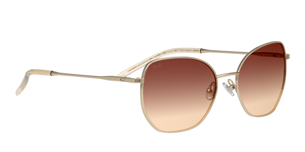 Anteojos De Sol Dbyd DB5024 Dbsf7002 Dorado Unisex-2