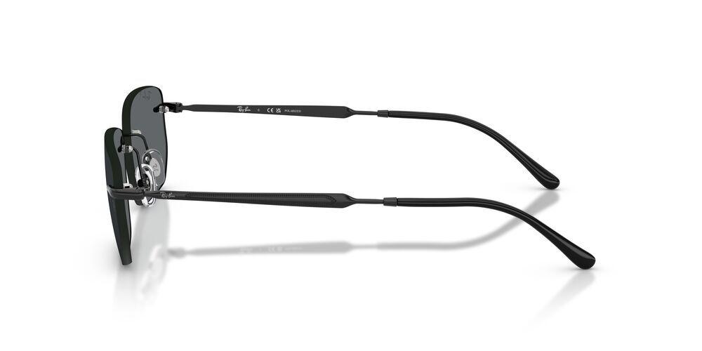 Anteojos De Sol Ray-Ban RB3768 Black Dark Grey Polar Negro Unisex-2