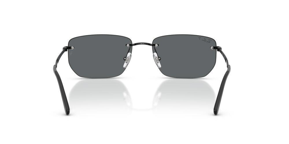 Anteojos De Sol Ray-Ban RB3768 Black Dark Grey Polar Negro Unisex-3