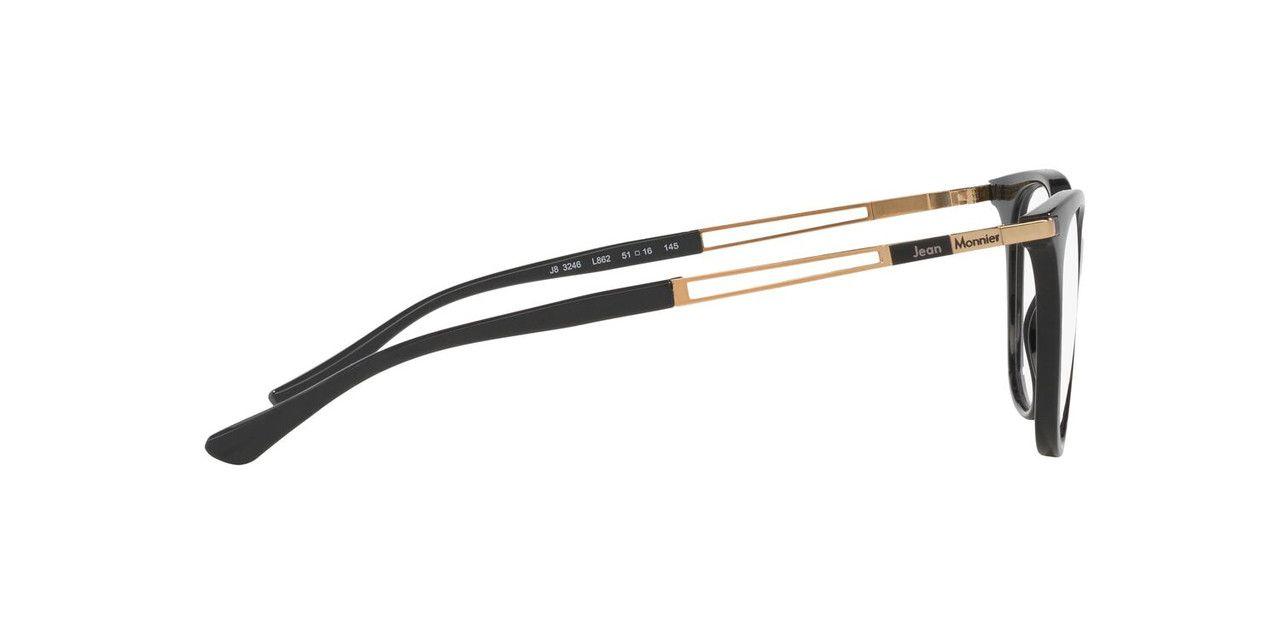 Anteojos Ópticos Jean Monnier J83246  Negro Mujer-5