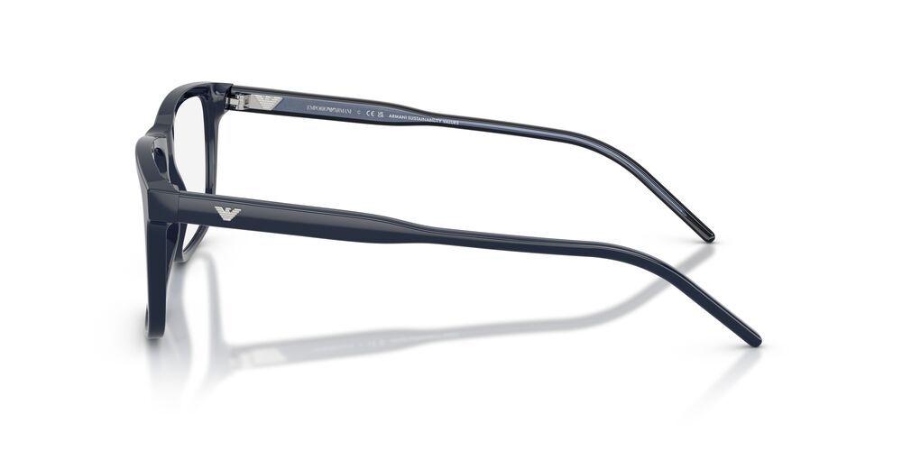 Lentes Ópticos Emporio Armani Shiny Blue EA3257 Azul Hombre-2