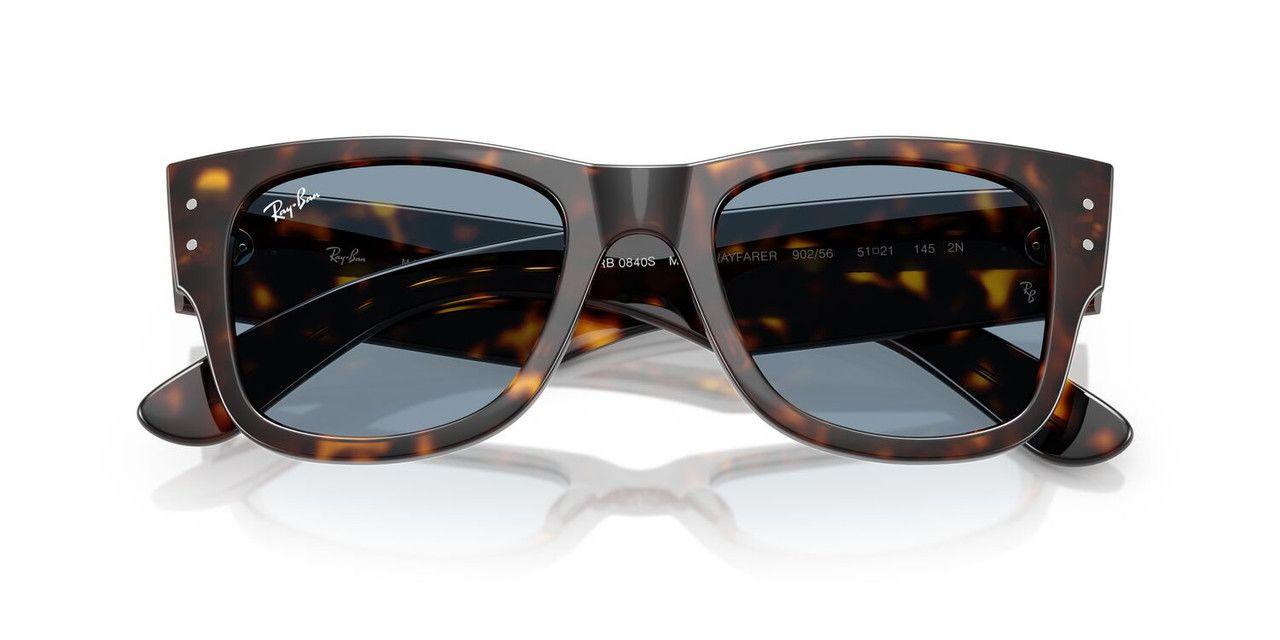 Lentes De Sol Ray-Ban RB0840S Mega Wayfarer Havana Unisex-4